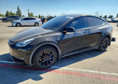 2022 Tesla Model Y, daño Lateral, Copart lote 71508376