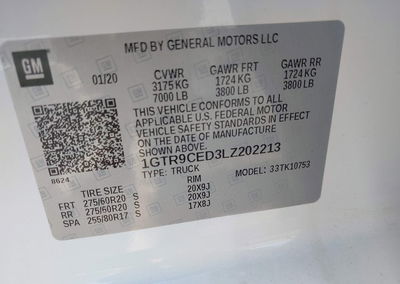 2020 Gmc Sierra 1500, Right Front damage, Iaai lot 46030848, photo 9 of 16