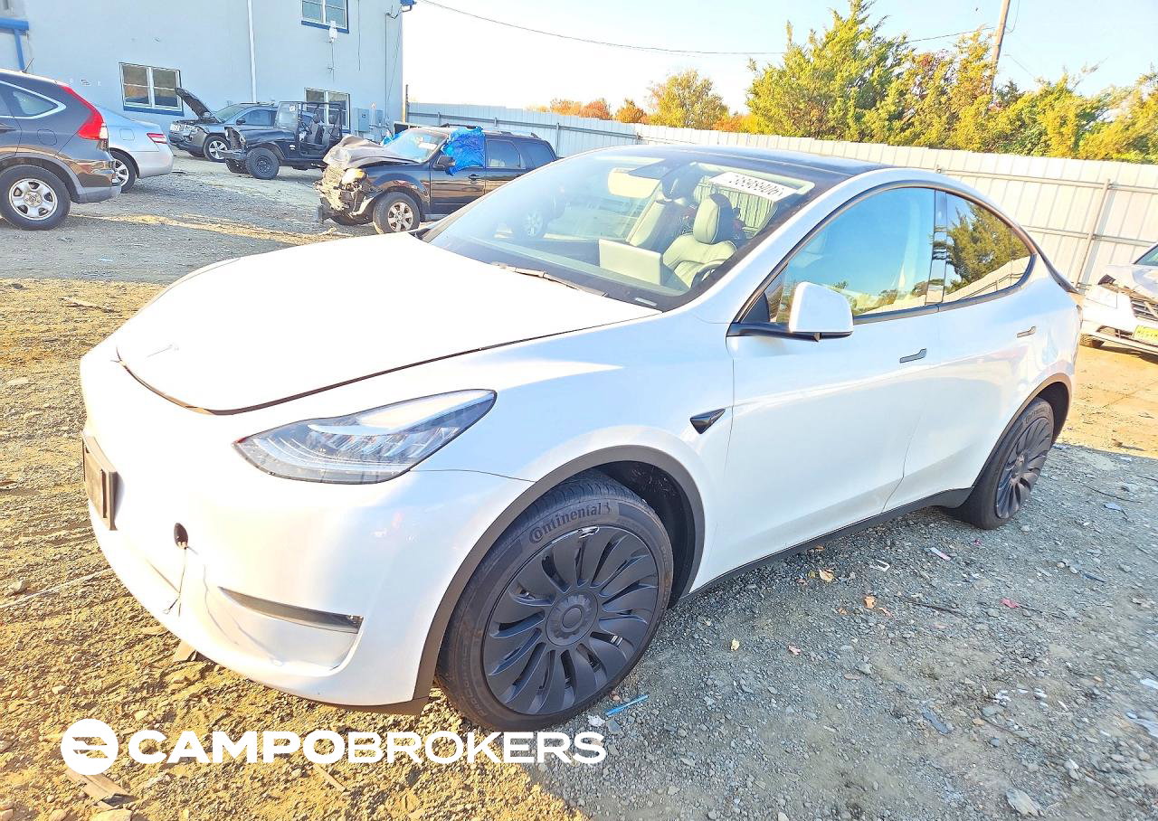 2023 Tesla Model Y, daño Trasero, Copart lote 73898906