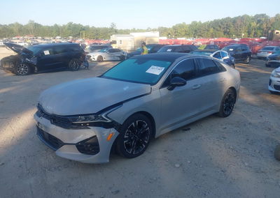 2024 Kia K5 Gt-line, Front End damage, Iaai lot 46137483, photo 2 of 16