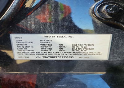 2024 Tesla Model Y, пошкодження: Затоплення, Copart лот 72351716, фото 12 з 12