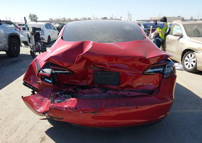 2021 Tesla Model 3 Long Range Dual Motor All-wheel Drive, Front & Rear damage, Iaai lot 46082913, photo 15 of 15