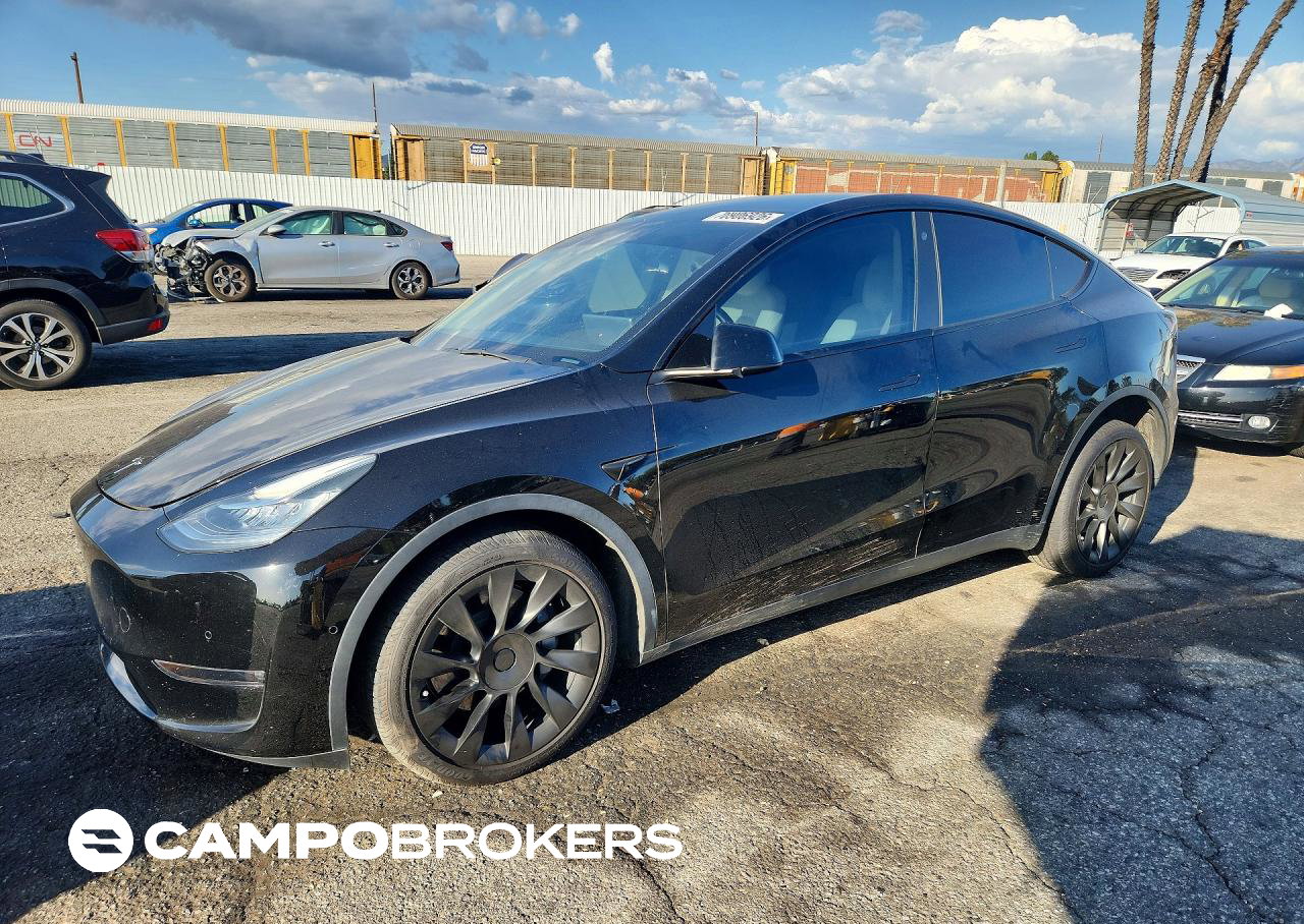2022 Tesla Model Y, uszkodzenie: Przód, Copart lot 70906926