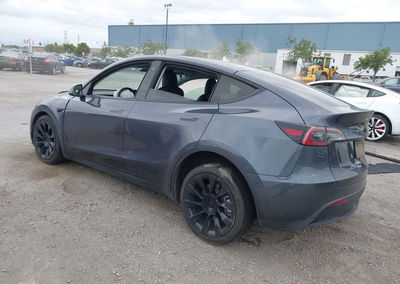 2022 Tesla Model Y Long Range Dual Motor All-wheel Drive, пошкодження: Правий перед, Iaai лот 46116599, фото 3 з 15