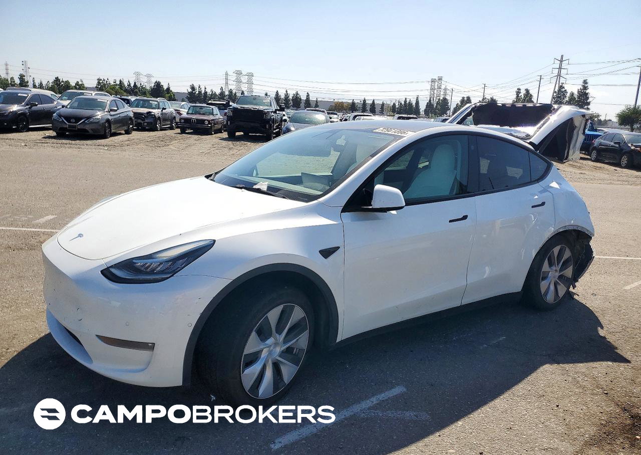 2022 Tesla Model Y, daño Trasero, Copart lote 72961886