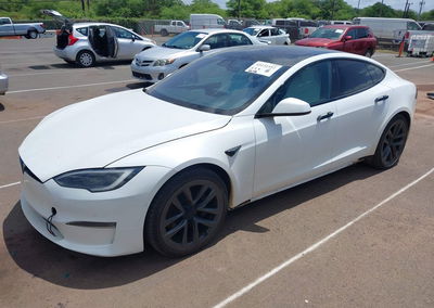 2022 Tesla Model S Plaid, uszkodzenie: Zalanie, Iaai lot 45151552, zdjęcie 2 z 12
