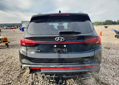 2022 Hyundai Santa Fe Sel, uszkodzenie: Tył, Copart lot 71443156, zdjęcie 6 z 14