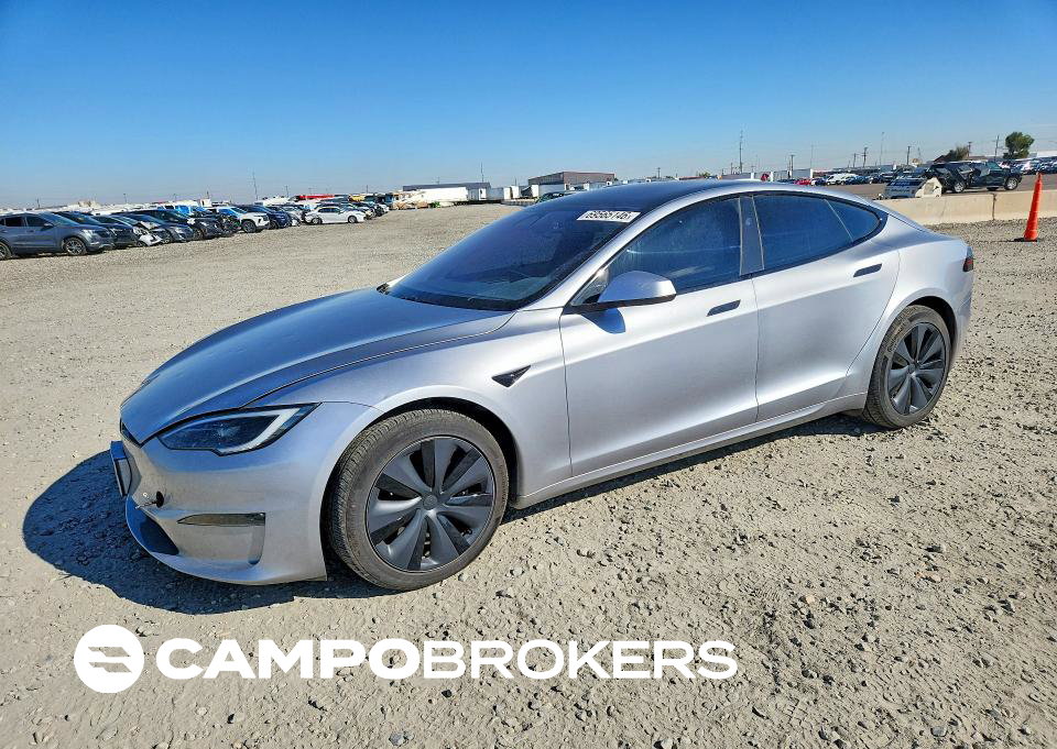 2025 Tesla Model S, daño Granizo, Copart lote 69565146