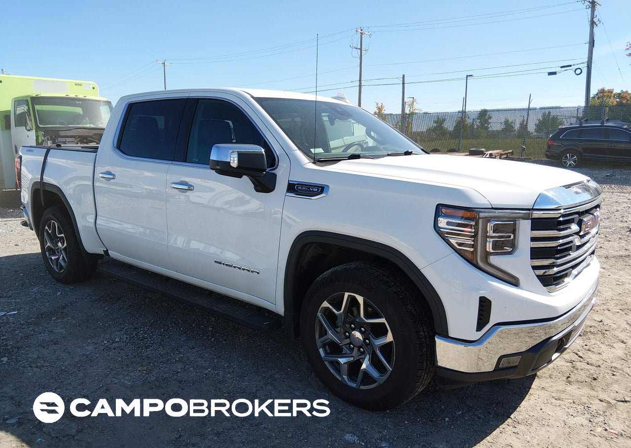 2022 Gmc Sierra 1500 4wd  Short Box Slt, daño Lateral izquierdo, Iaai lote 46307573