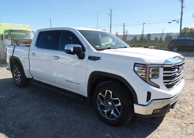 2022 Gmc Sierra 1500 4wd  Short Box Slt, Left Side damage, Iaai lot 46307573