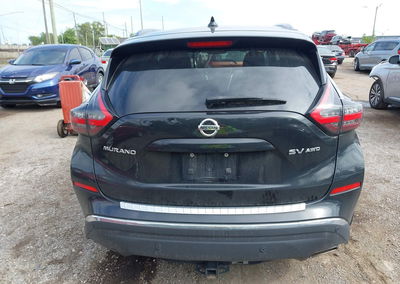 2019 Nissan Murano Sv, Right Side damage, Iaai lot 46187463, photo 16 of 18