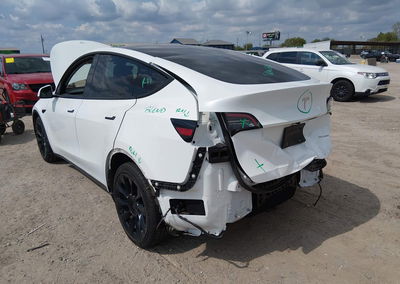2023 Tesla Model Y Awd/long Range Dual Motor All-wheel Drive, uszkodzenie: Tył, Iaai lot 46189146, zdjęcie 3 z 23