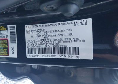 2021 Toyota Tacoma Sr5 V6, Left Side damage, Iaai lot 45849083, photo 9 of 16