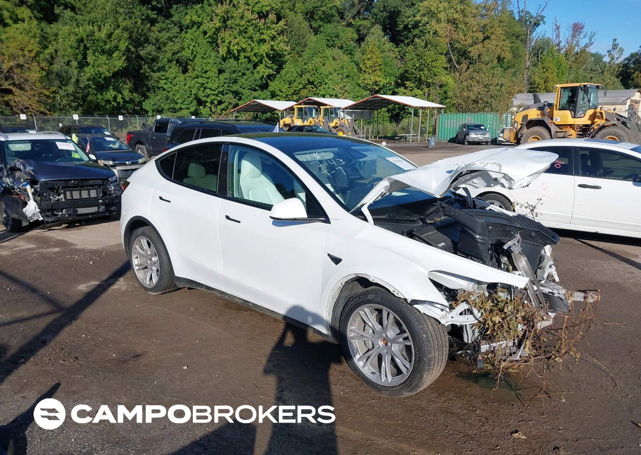 2023 Tesla Model Y, daño Frontal, Iaai lote 46225854