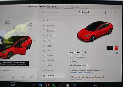 2021 Tesla Model 3 Long Range Dual Motor All-wheel Drive, Front & Rear damage, Iaai lot 46082913, photo 7 of 15