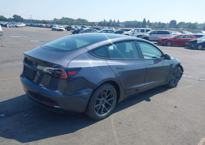 2023 Tesla Model 3 Rear-wheel Drive, Right Side damage, Iaai lot 45889872, photo 4 of 20