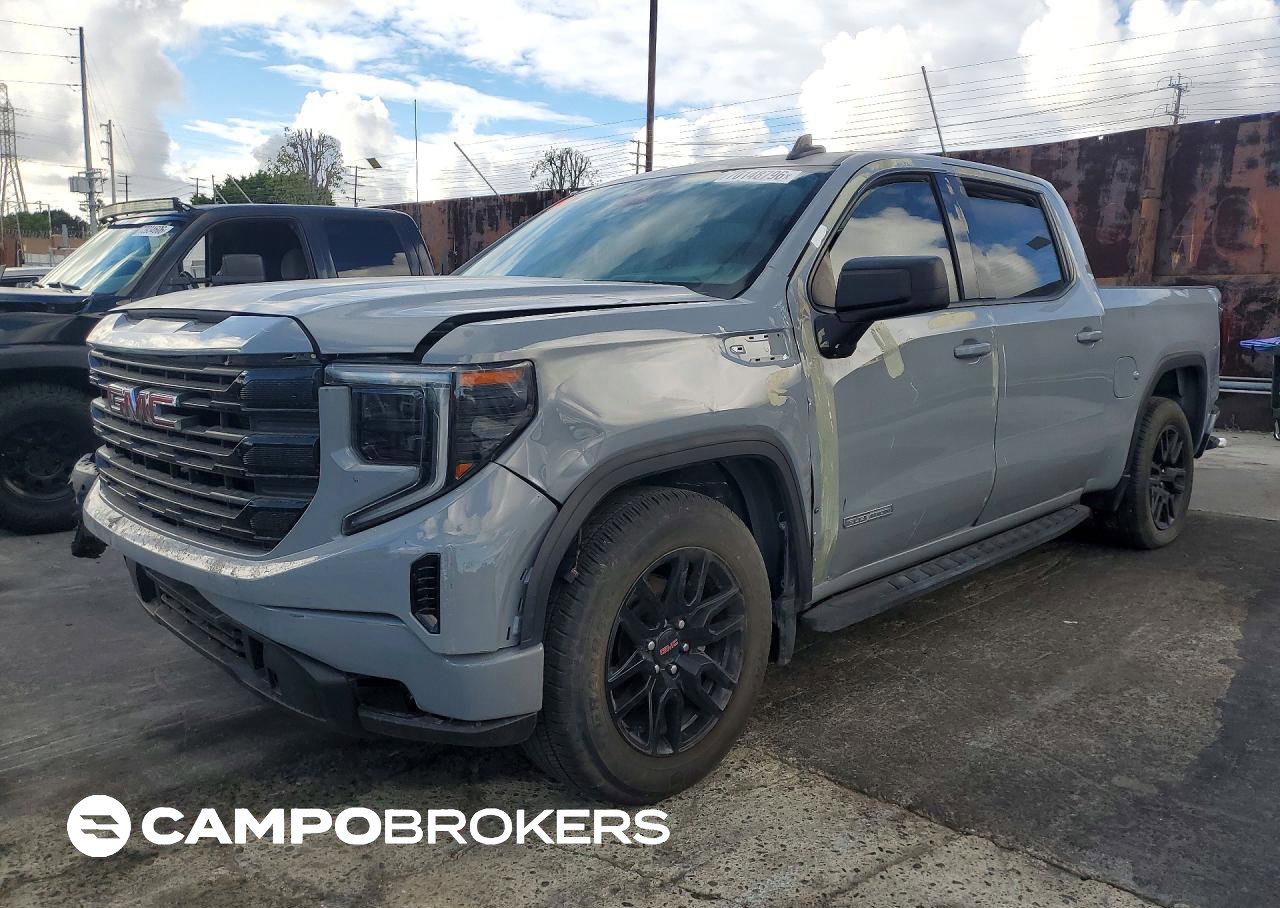 2024 Gmc Sierra C1500 Elevation, пошкодження: Передня частина, Copart лот 70148796