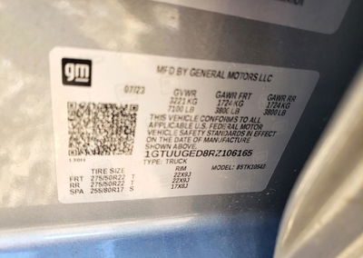 2024 Gmc Sierra Denali, daño Frontal, Copart lote 72875086, foto 12 de 14