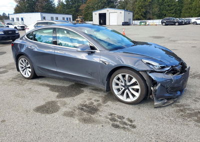 2019 Tesla Model 3, daño Frontal, Copart lote 74435826, foto 4 de 12