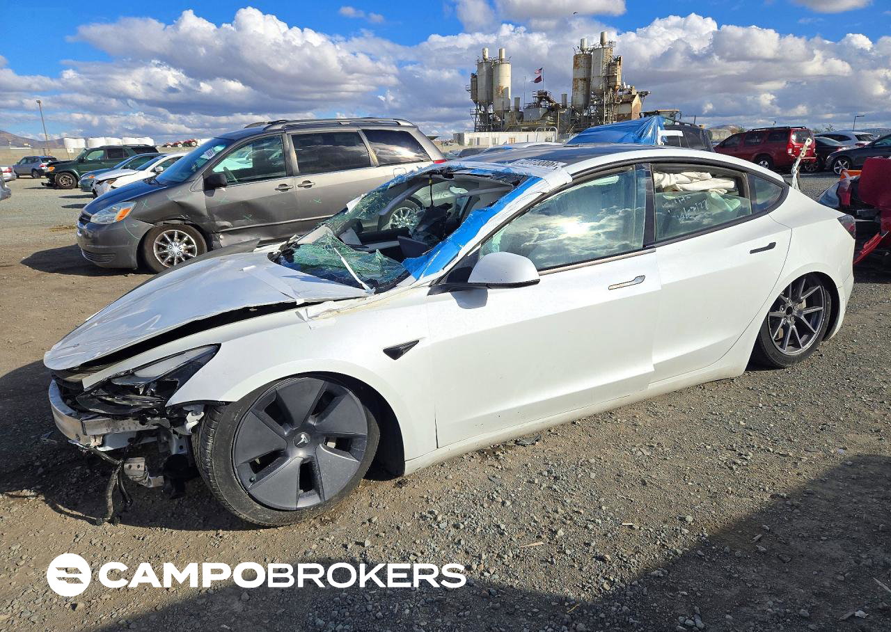 2022 Tesla Model 3, uszkodzenie: Przód, Copart lot 72773006