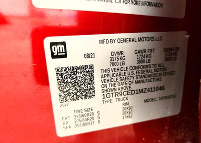 2021 Gmc Sierra K1500 Elevation, Top/Roof damage, Copart lot 64951136, photo 12 of 12