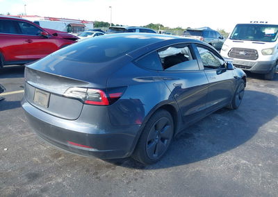 2022 Tesla Model 3 Rear-wheel Drive, daño Frontal, Iaai lote 46303264, foto 4 de 15