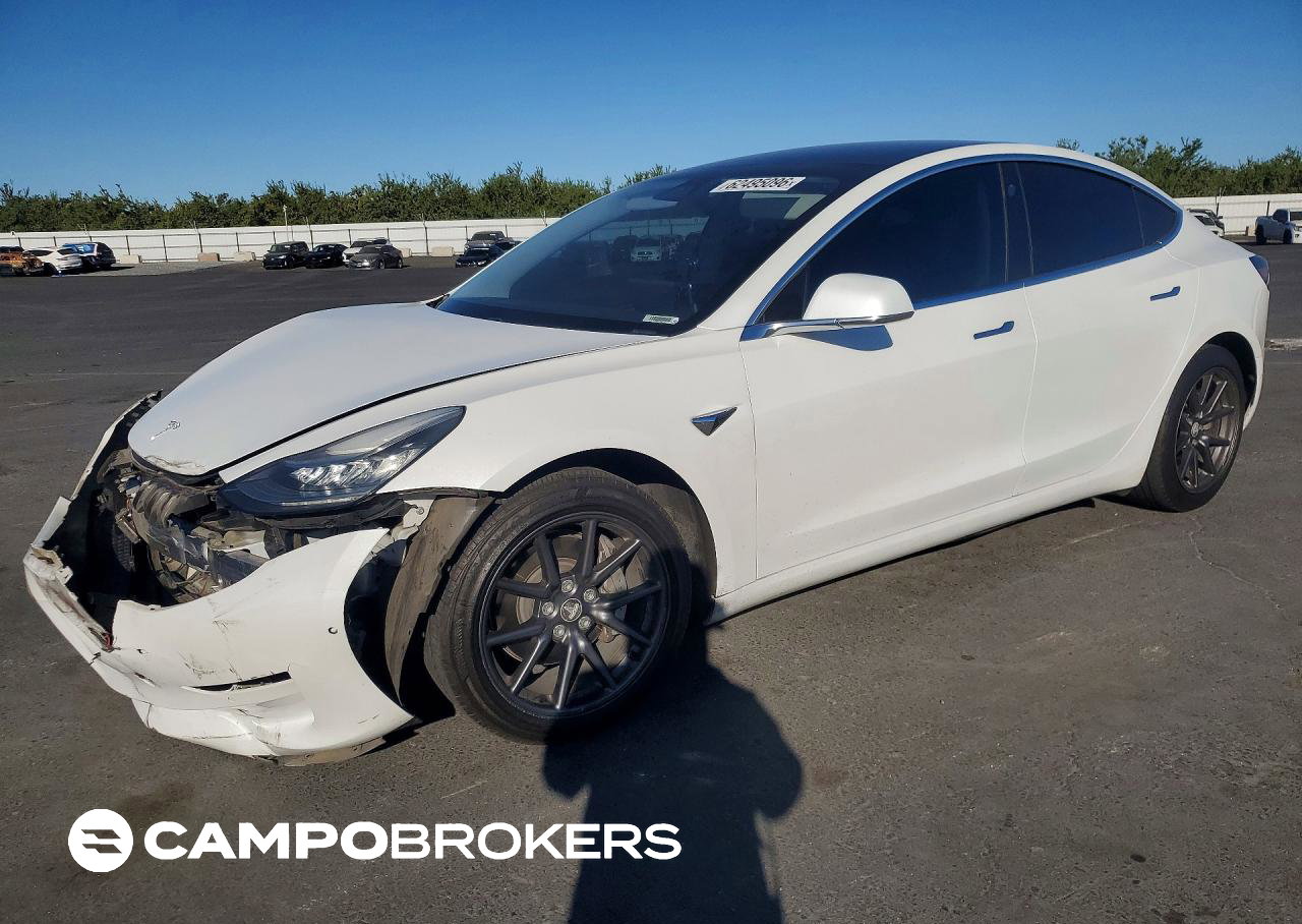 2019 Tesla Model 3, пошкодження: Передня частина, Copart лот 62495096