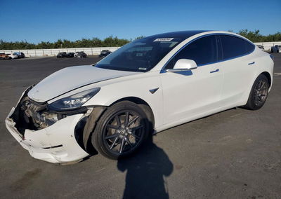 2019 Tesla Model 3, Front End damage, Copart lot 62495096