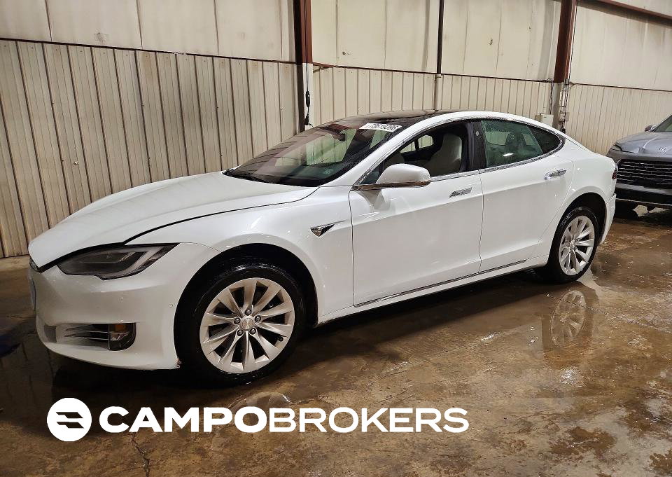 2020 Tesla Model S, Rear End damage, Copart lot 73619396