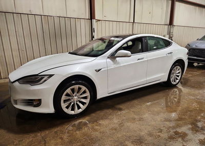 2020 Tesla Model S, Rear End damage, Copart lot 73619396