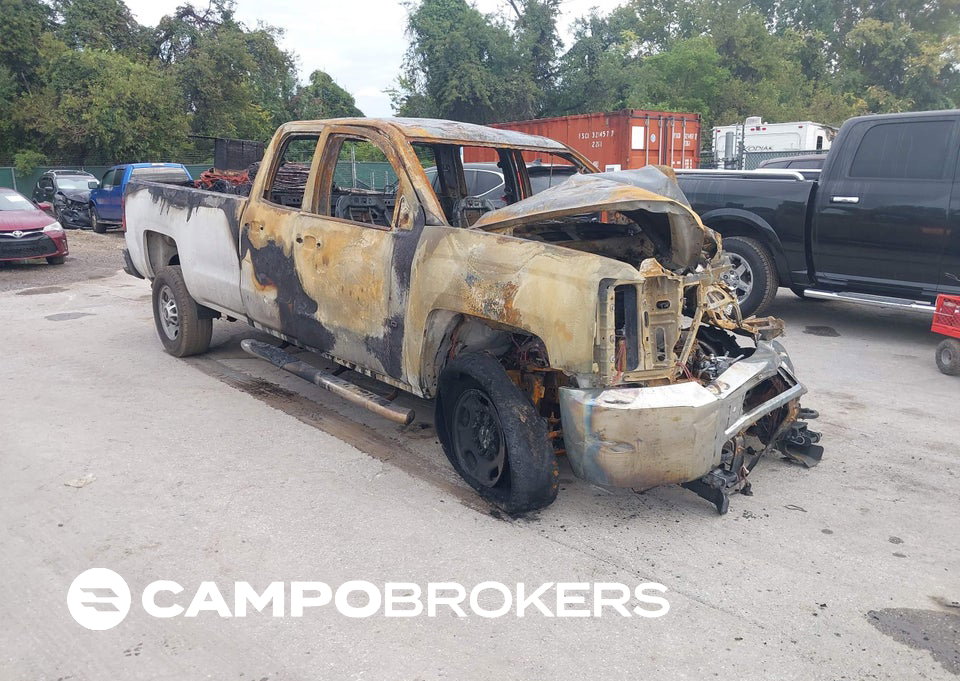 2019 Chevrolet Silverado 2500hd Wt, uszkodzenie: Total Burn, Iaai lot 46233189