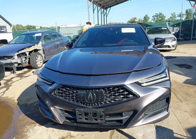 2021 Acura Tlx A-spec Package, Left Front damage, Iaai lot 46032694, photo 11 of 16