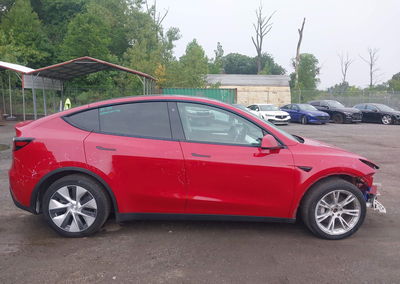 2023 Tesla Model Y Awd/long Range Dual Motor All-wheel Drive, uszkodzenie: Przód, Iaai lot 46041065, zdjęcie 14 z 23