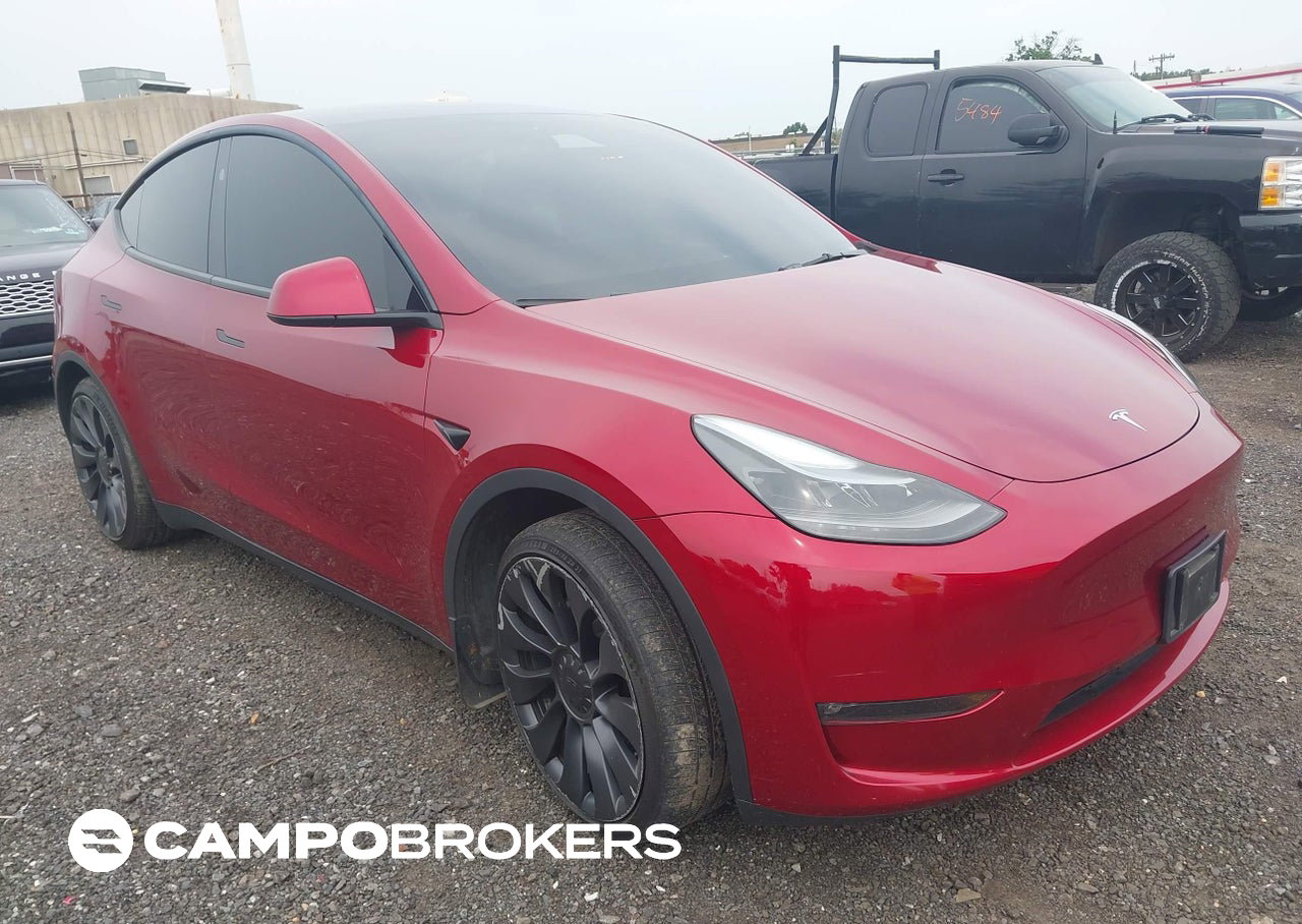 2024 Tesla Model Y Long Range Dual Motor All-wheel Drive, daño Inundación, Iaai lote 45824602
