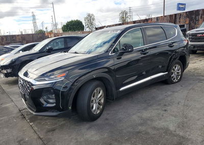 2020 Hyundai Santa Fe Se, daño Lateral, Copart lote 74256206