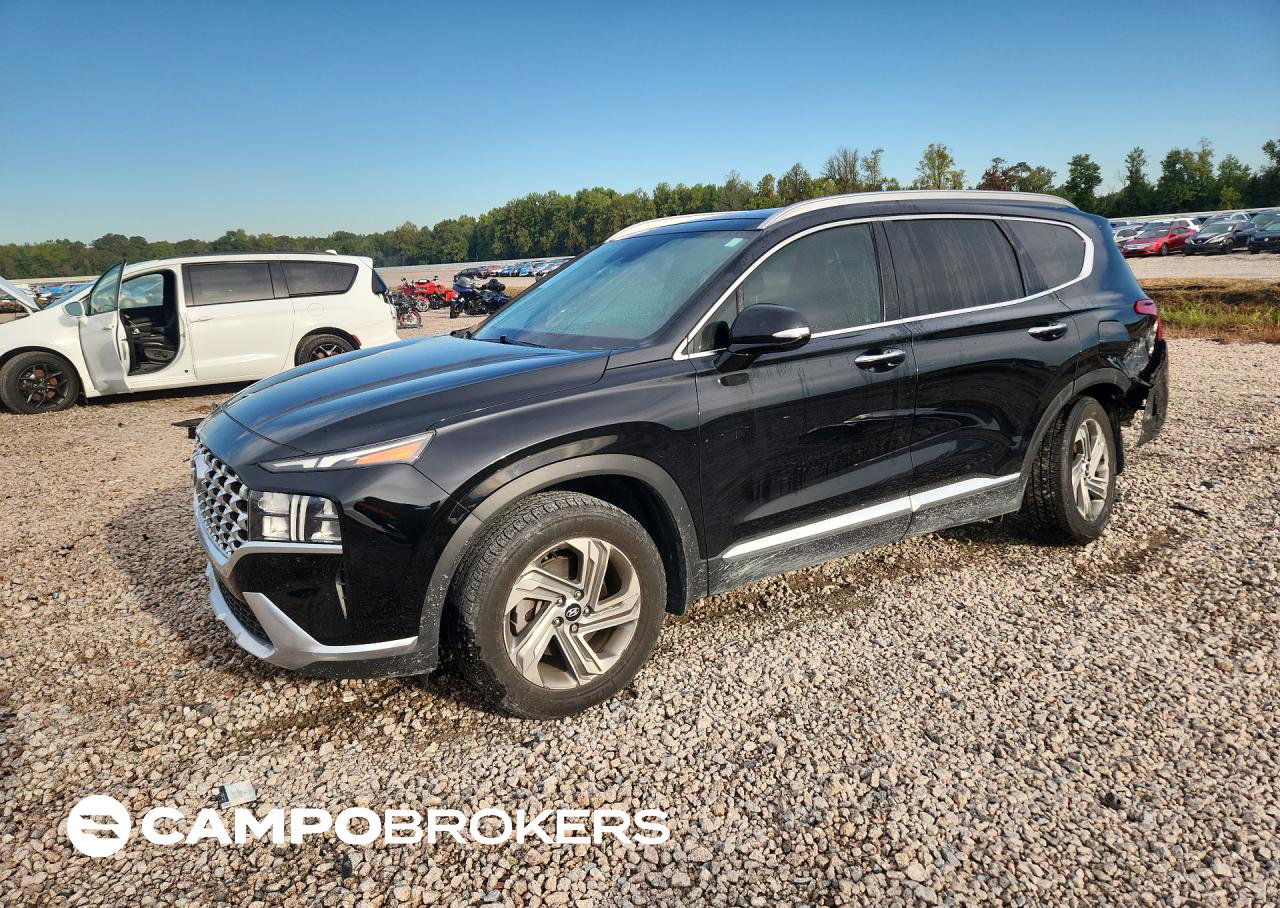 2022 Hyundai Santa Fe Sel, uszkodzenie: Tył, Copart lot 71443156