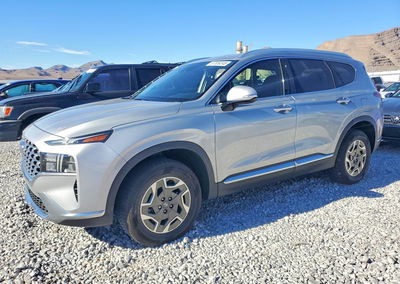 2021 Hyundai Santa Fe Blue, daño Lateral, Copart lote 67859246