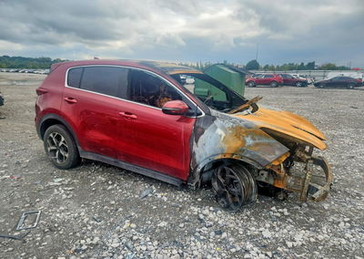 2020 Kia Sportage Lx, пошкодження: Пожежа, Copart лот 69560546, фото 4 з 14