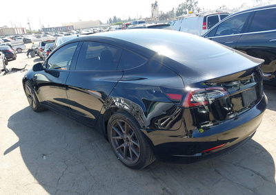 2023 Tesla Model 3 Rear-wheel Drive, Left Front damage, Iaai lot 46222190, photo 3 of 19