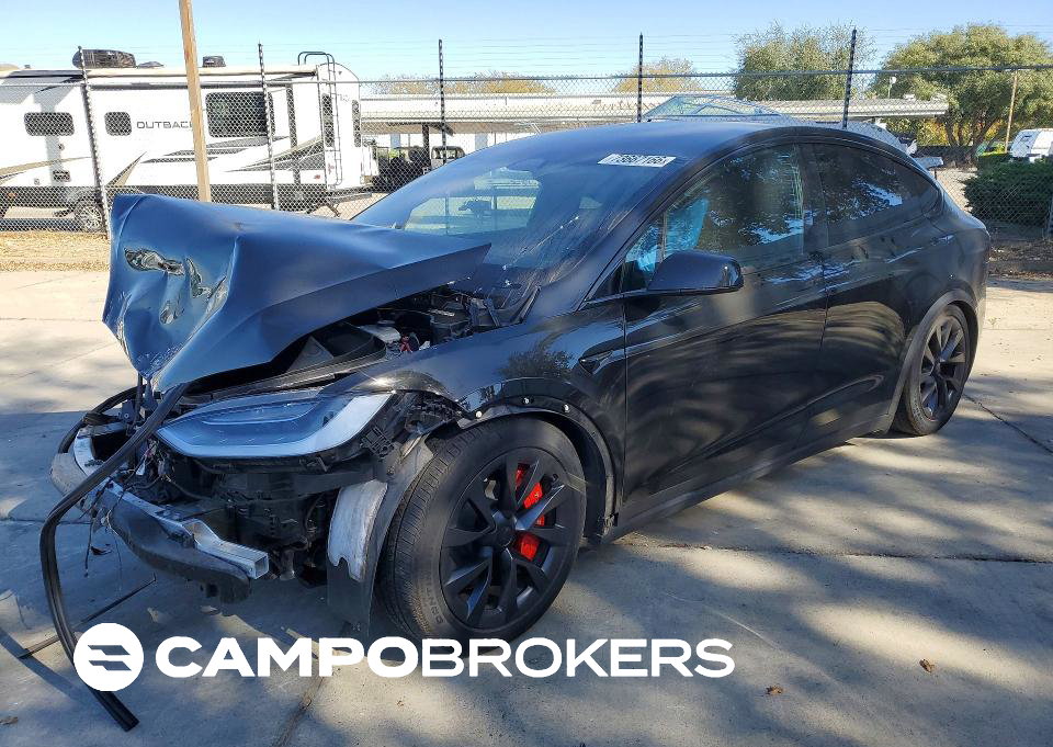 2022 Tesla Model X, uszkodzenie: Przód, Copart lot 73667166