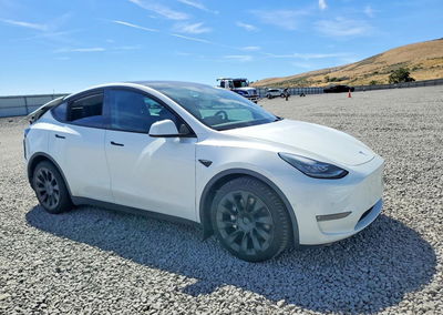 2021 Tesla Model Y, daño Trasero, Copart lote 61452636, foto 4 de 12