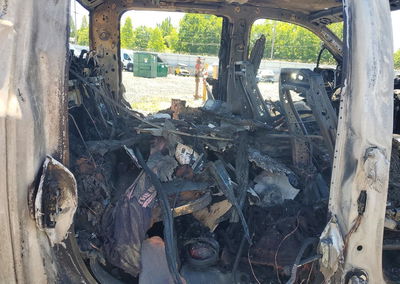 2021 Gmc Sierra K1500 Slt, uszkodzenie: Pożar, Copart lot 58246716, zdjęcie 10 z 12