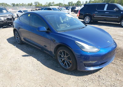 2023 Tesla Model 3 Rear-wheel Drive, Left Front damage, Iaai lot 45582992