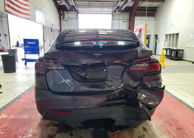 2022 Tesla Model X, Rear End damage, Copart lot 72814386, photo 6 of 12