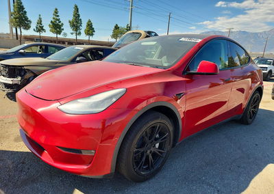 2021 Tesla Model Y, daño Abolladuras/rayones menores, Copart lote 71296046