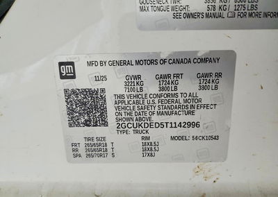 2026 Chevrolet Silverado K1500 Lt, daño Frontal, Copart lote 70312046, foto 12 de 12