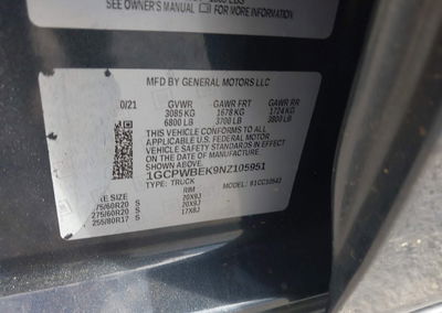 2022 Chevrolet Silverado 1500 Ltd 2wd  Short Bed Custom, пошкодження: Задня частина, Iaai лот 46267762, фото 9 з 18