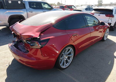 2021 Tesla Model 3 Long Range Dual Motor All-wheel Drive, Front & Rear damage, Iaai lot 46082913, photo 4 of 15