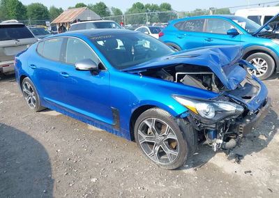 2021 Kia Stinger Gt-line, Front End damage, Iaai lot 45485007
