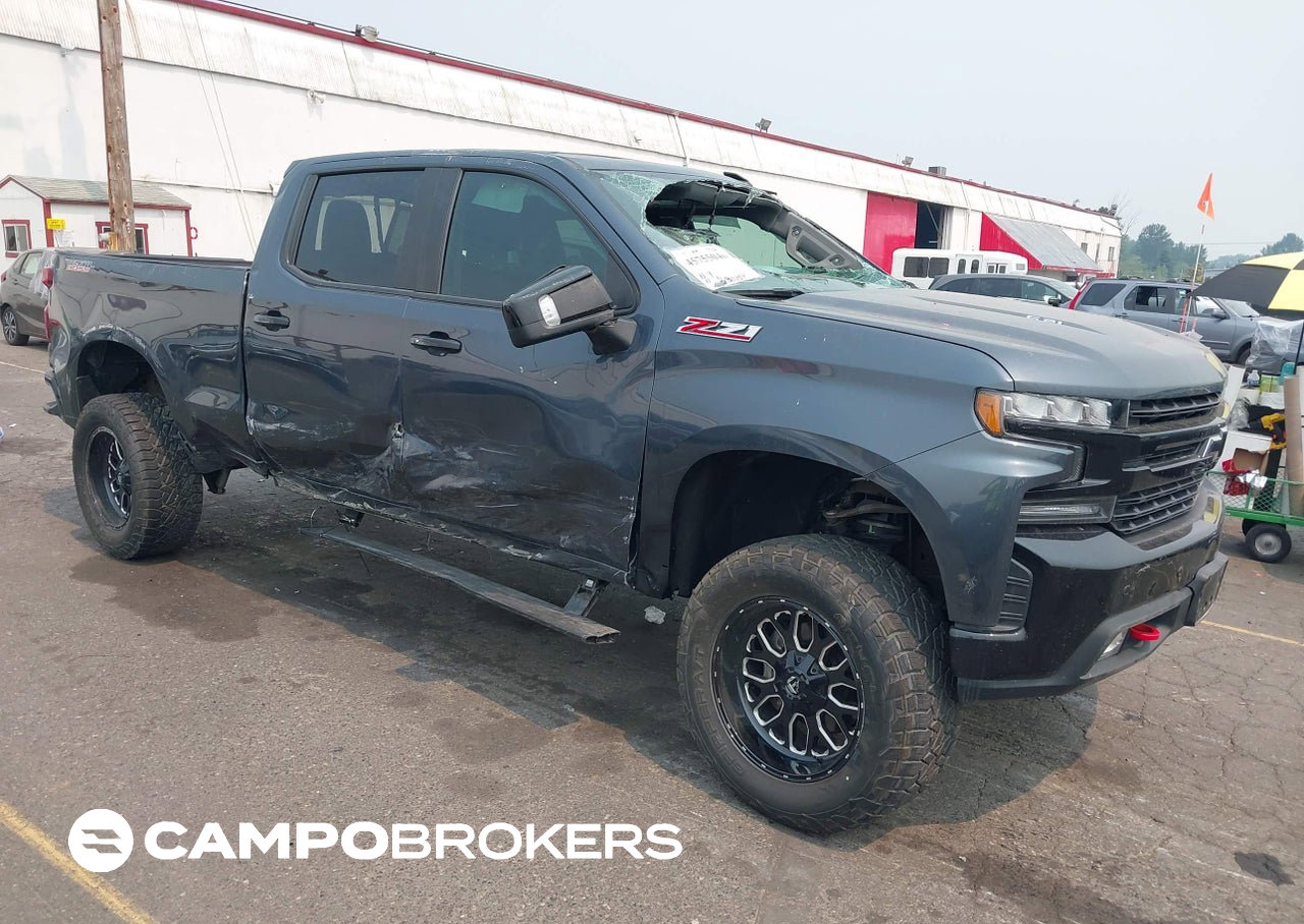 2021 Chevrolet Silverado 1500 4wd  Standard Bed Lt Trail Boss, uszkodzenie: Dachowanie, Iaai lot 45755046